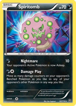 Spiritomb - 62/114 - Rare
