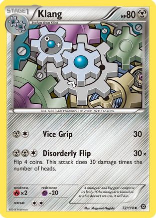 Klang - 72/114 - Uncommon - Reverse Holo