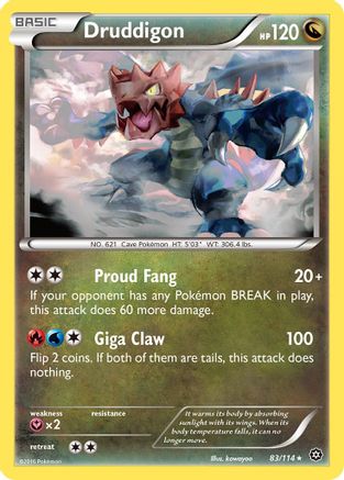 Druddigon - 83/114 - Rare