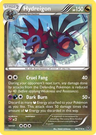 Hydreigon - 86/114 - Holo Rare