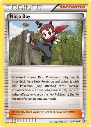 Ninja Boy - 103/114 - Uncommon - Reverse Holo