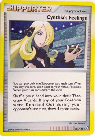 Cynthia's Feelings (Cosmos Holofoil) 131/146  - Holofoil Miscellaneous Cards & Products - Promo