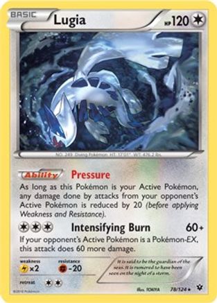 Lugia (XY Fates Collide) - 78/124 - Holo Rare