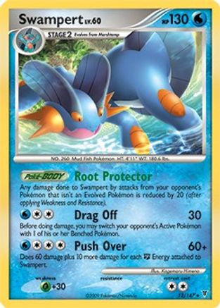 Swampert - 12/147 (DPPt Supreme Victors)/147  Deck Exclusives - Rare