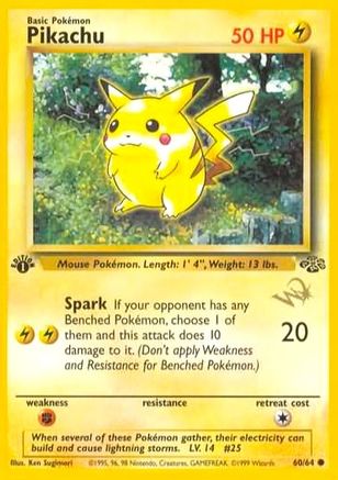 Pikachu [W Stamped] - 60 - Promo