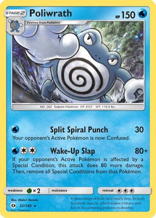 Poliwrath - 32/149 - Holo Rare