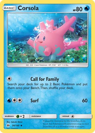 Corsola (036/149) - Uncommon