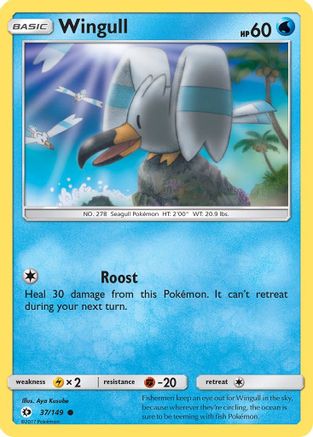 Wingull (037/149) Reverse Holofoil - Common