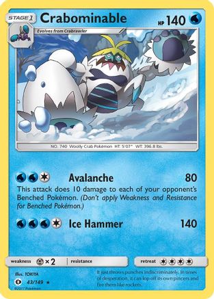 Crabominable (043/149) - Rare