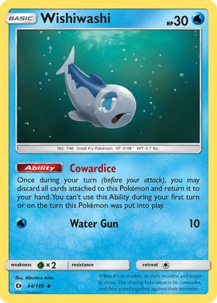 Wishiwashi - 44/149 - Uncommon