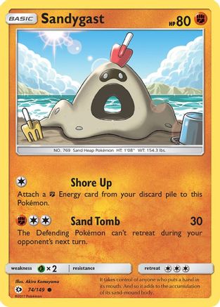 Sandygast (074/149) Reverse Holofoil - Common