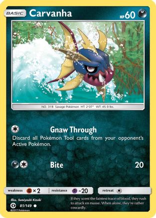 Carvanha - 81/149 - Common