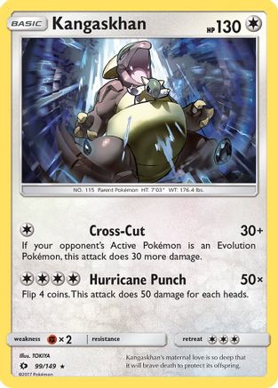 Kangaskhan (099/149) Reverse Holofoil - Holo Rare