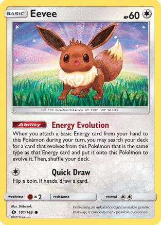 Eevee (101/149) Reverse Holofoil - Common