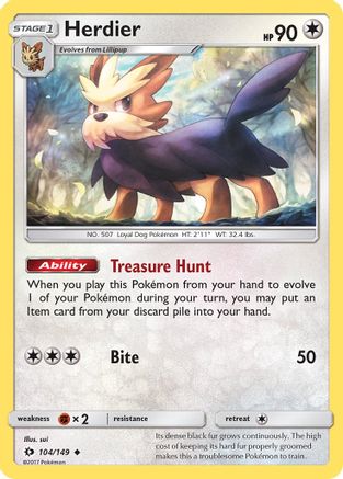 Herdier (104/149) - Uncommon
