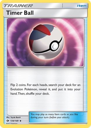 Timer Ball (134/149) Reverse Holofoil - Uncommon