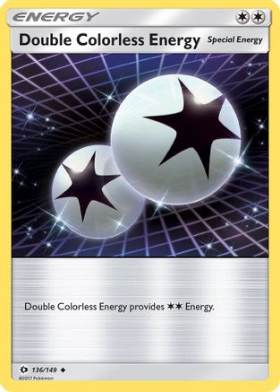 Double Colorless Energy (136/149) Reverse Holofoil - Uncommon