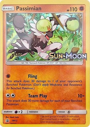 Passimian - SM12 (Prerelease) [Staff]  - Holofoil SM Promos - Promo