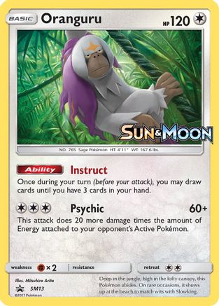 Oranguru - SM13 (Prerelease)  - Holofoil SM Promos - Promo