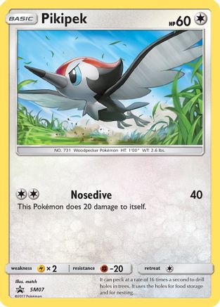 Pikipek SM07  - Holofoil SM Promos - Promo