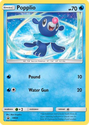 Popplio - SM24  - Holofoil SM Promos - Promo