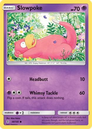 Slowpoke 048  SM  Guardians Rising - Common