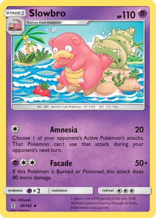 Slowbro 049  SM  Guardians Rising - Uncommon