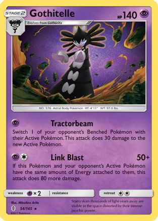 Gothitelle 054  SM  Guardians Rising - Rare