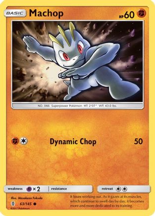 Machop (63) (63) 063  SM  Guardians Rising - Common