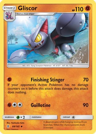 Gliscor  SM  Guardians Rising - Uncommon