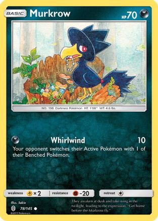 Murkrow 078  SM  Guardians Rising - Common