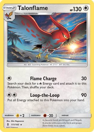 Talonflame  SM  Guardians Rising - Rare