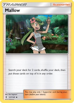 Mallow 127  - Reverse Holofoil SM  Guardians Rising - Uncommon