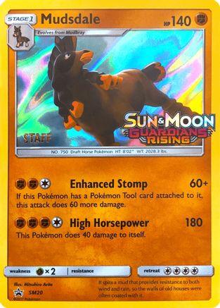 Mudsdale - SM20 (Prerelease) [Staff]  - Holofoil SM Promos - Promo