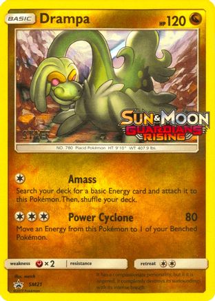 Drampa - SM21 (Prerelease) [Staff]  - Holofoil SM Promos - Promo