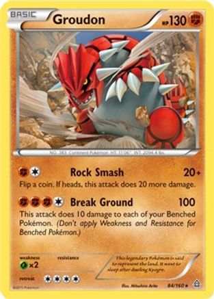 Groudon (XY Primal Clash) - 84/160 - Holo Rare