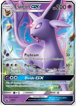 Espeon GX SM35  - Holofoil SM Promos - Promo