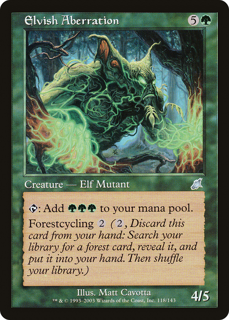 Elvish Aberration (SCG-118)  Foil