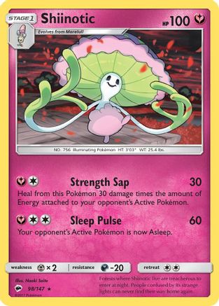 Shiinotic 098  SM  Burning Shadows - Rare