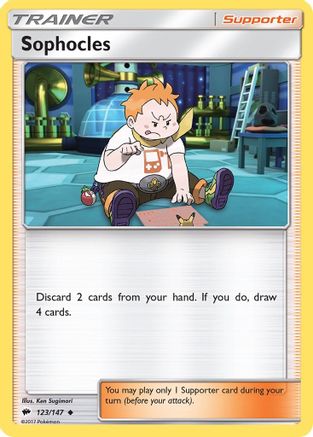 Sophocles 123  - Reverse Holofoil SM  Burning Shadows - Uncommon