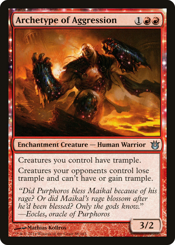 Archetype of Aggression (BNG-088)  Foil