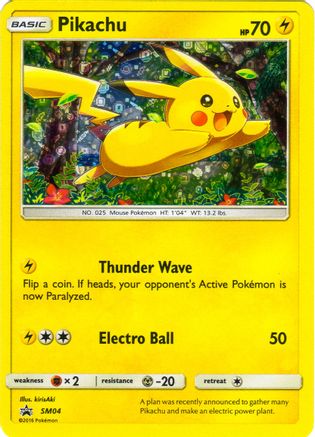 Pikachu (General Mills) SM04  - Holofoil Miscellaneous Cards & Products - Promo