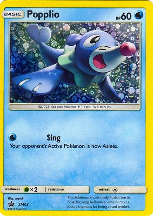 Popplio (General Mills Promo) SM03  - Holofoil Miscellaneous Cards & Products - Promo
