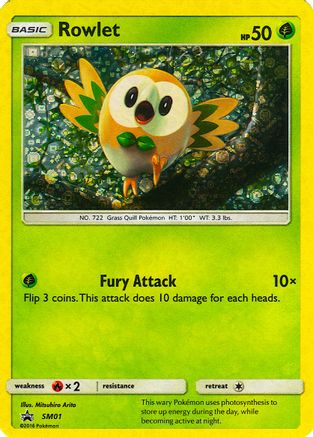 Rowlet (General Mills Promo) SM01  - Holofoil Miscellaneous Cards & Products - Promo
