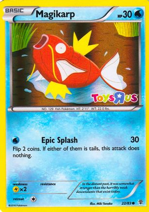 Magikarp (Toys R Us Promo) 022/83  - Holofoil Miscellaneous Cards & Products - Promo