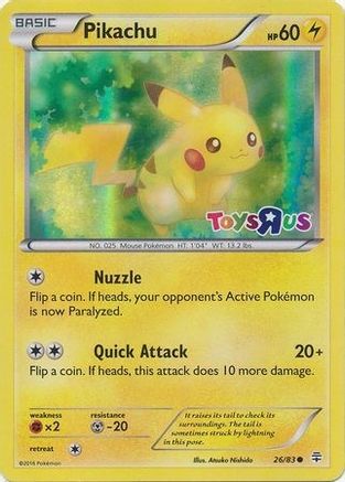 Pikachu 026/83  - Holofoil Miscellaneous Cards & Products - Promo