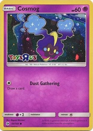 Cosmog (Toys R Us Promo) 064/149  - Holofoil Miscellaneous Cards & Products - Promo
