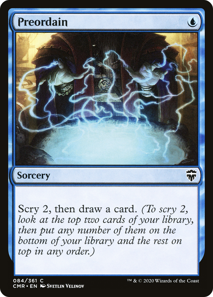 Preordain (CMR-084)  Foil