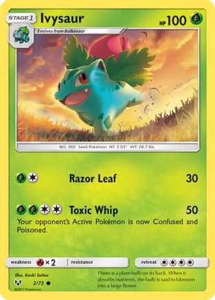 Ivysaur - 2/73 - Common - Reverse Holo