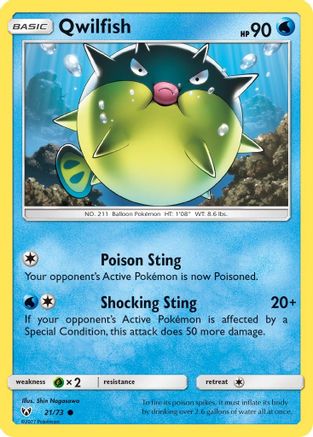 Qwilfish - 21/73 - Common